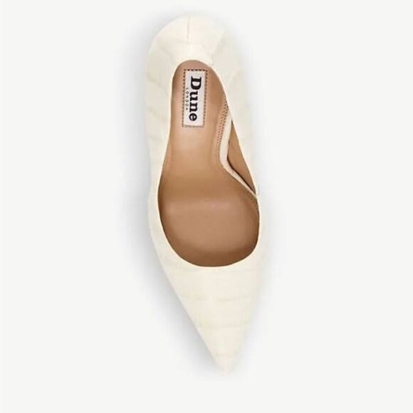 BRAND NEW BENTON VILLE CROCODILE EMBOSSED LEATHER PIN HEEL DRESS PUMPS - Picture 6 of 16